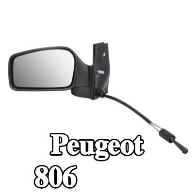 BLIC مرآة جانبية يسرى, ميكانيكي — Peugeot 806