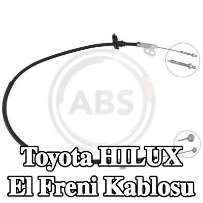 A.B.S. El freni kablosu 1255mm — Toyota Hilux