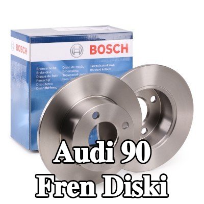 BOSCH Fren diski Dış Çap: 245mm, düz, Yağlanmış — Audi 90