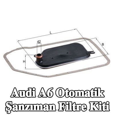 MAHLE Conta/sızdırmazlık elemanı içeren otomatik şanzıman filtre kiti — 2002 Audi A6