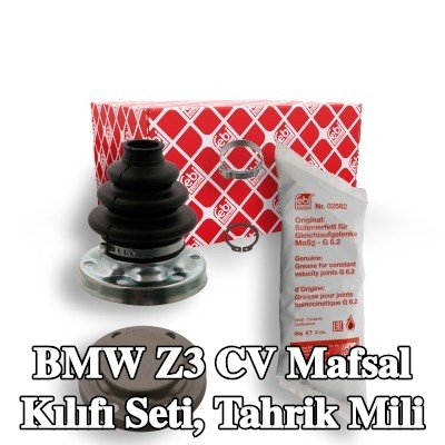 FEBI BILSTEIN CV kılıf kiti, tahrik mili şanzıman tarafı, Kauçuk — 1995 BMW Z3