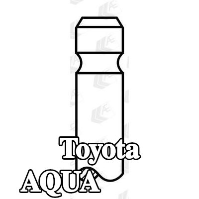 AE صمام السحب - طرف ساق الصمام مقوى — Toyota Aqua