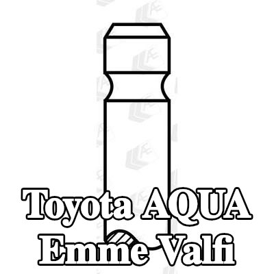 AE Emme valfi Sertleştirilmiş valf sapı ucu — Toyota Aqua