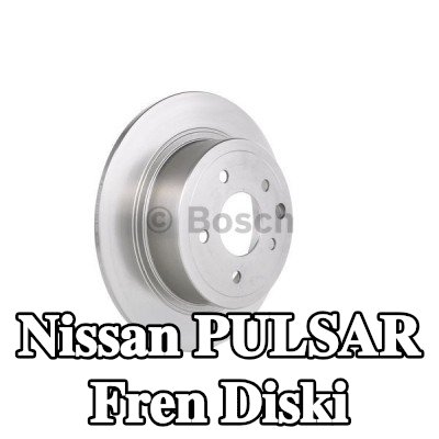 BOSCH Fren diski Dış Çap: 291, 8mm, düz, Yağlanmış — Nissan Pulsar