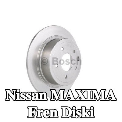 BOSCH Fren diski Dış Çap: 291, 8mm, düz, Yağlanmış — Nissan Maxima