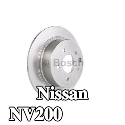 BOSCH القطر الخارجي لقرص المكابح: 291, 8mm, صلب, مشحم — Nissan Nv200
