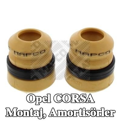 MAPCO Montaj, amortisörler Ön Aks Sol, Ön Aks Sağ — 2002 Opel Corsa