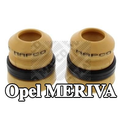 MAPCO تركيب, ممتصات الصدمات المحور الأمامي يسار, المحور الأمامي الأيمن — Opel Meriva