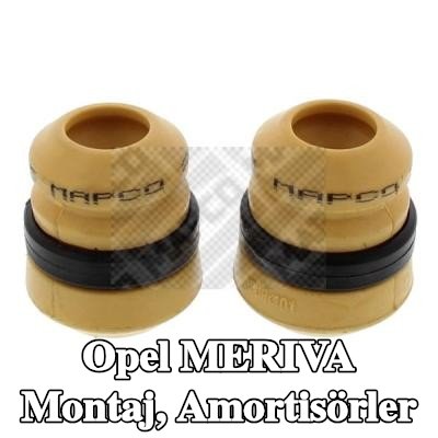 MAPCO Montaj, amortisörler Ön Aks Sol, Ön Aks Sağ — Opel Meriva