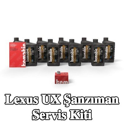 TCMATIC Şanzıman servis kiti Yağ Değişimi (boşaltma yoluyla), kapsamlı yağ değişimi için yağ miktarı ile — Lexus Ux