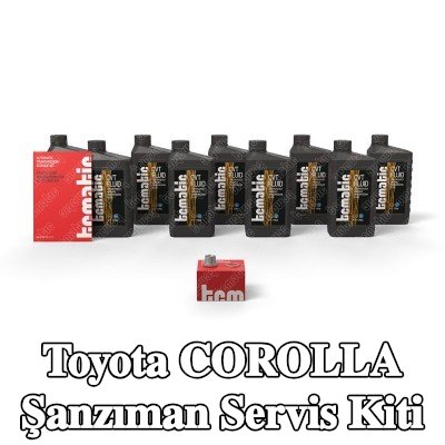 TCMATIC Şanzıman servis kiti Yağ Değişimi (boşaltma yoluyla), kapsamlı yağ değişimi için yağ miktarı ile — Toyota Corolla