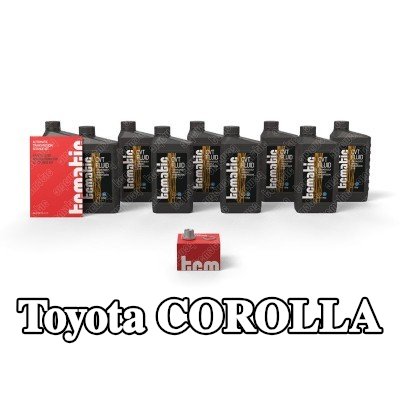 TCMATIC مجموعة صيانة علبة التروس تغيير الزيت عن طريق التصريف, مع كمية الزيت اللازمة لتغيير الزيت الشامل — Toyota Corolla