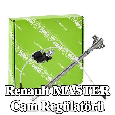 VALEO Sol ön cam regülatörü, Elektrikli, elektrik motorlu — 2002 Renault Master