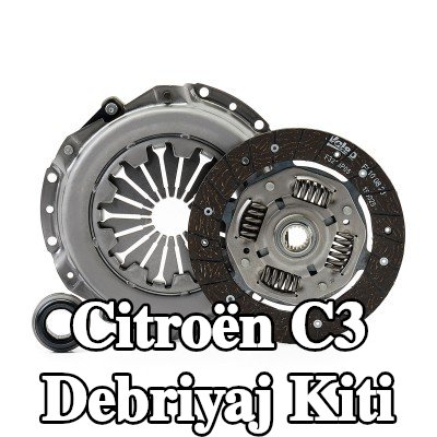 VALEO Debriyaj kiti KIT3P, debriyaj ayırma yatağı ile — Citroën C3
