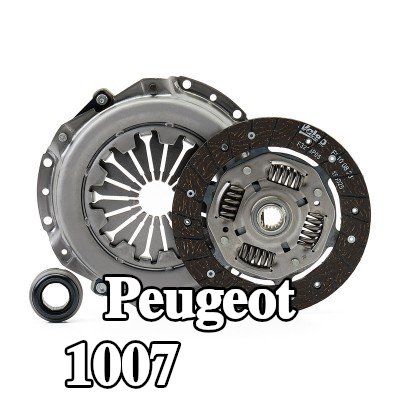 VALEO طقم القابض KIT3P, مع محمل تحرير القابض — Peugeot 1007
