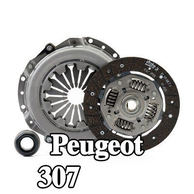 VALEO طقم القابض KIT3P, مع محمل تحرير القابض — 2002 Peugeot 307
