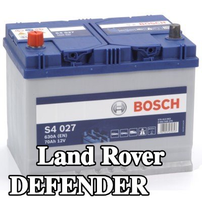 BOSCH بطارية S4, 027 — 2002 Land Rover Defender