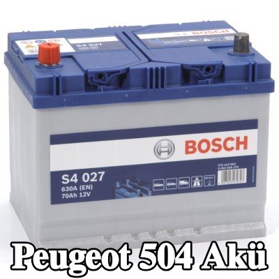 BOSCH Akü S4, 027 — Peugeot 504