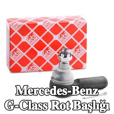 FEBI BILSTEIN Rot başı OE Turbo YENİ, Ön Aks Sağ, 95mm, taç somun ile — 2012 Mercedes-Benz G-Class