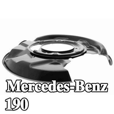 VAICO لوحة دعم قرص الفرامل للمحور الخلفي الأيسر, جودة VAICO الأصلية — Mercedes-Benz 190