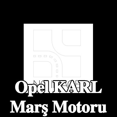 BOSCH Marş motoru 1, 2kW — Opel Karl