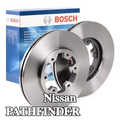 BOSCH القطر الخارجي لقرص المكابح: 277mm, مُهوى, مزود بفتحات تهوية داخلية, مشحم — 1990 Nissan Pathfinder