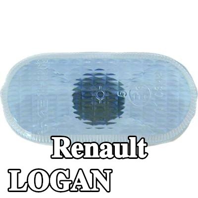 DIEDERICHS مؤشر جانبي للتركيب الجانبي, أبيض — Renault Logan