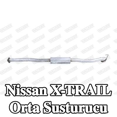 WALKER Orta susturucu 1770mm, montaj parçaları olmadan — Nissan X-trail