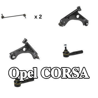 RIDEX PLUS طقم إصلاح ذراع التحكم للمحور الأمامي, المحور الأمامي الأيسر, المحور الأمامي الأيمن — Opel Corsa