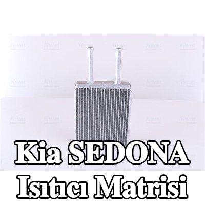 NISSENS Borulu ısıtıcı matrisi — 2002 Kia Sedona