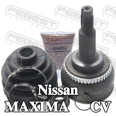 FEBEST وصلة المحور الأمامي, جانب العجلة, مع حلقة مستشعر ABS — Nissan Maxima