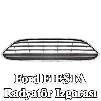 VAN WEZEL Ön radyatör ızgarası, krom, krom/siyah — 2012 Ford Fiesta