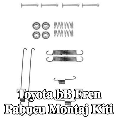 HELLA Fren pabucu montaj kiti — Toyota bB