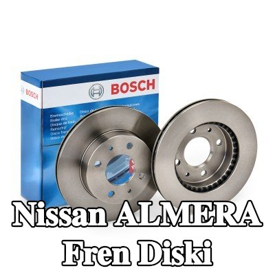BOSCH Fren diski Dış Çap: 232mm, Havalandırmalı, Yağlanmış — 1997 Nissan Almera