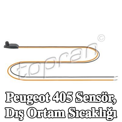 TOPRAN Sensör, dış ortam sıcaklığı — Peugeot 405