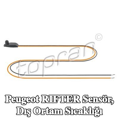 TOPRAN Sensör, dış ortam sıcaklığı — Peugeot Rifter