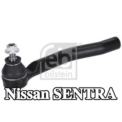 FEBI BILSTEIN طرف قضيب التوجيه للمحور الأمامي الأيسر, 192mm, مع صامولة قفل — Nissan Sentra