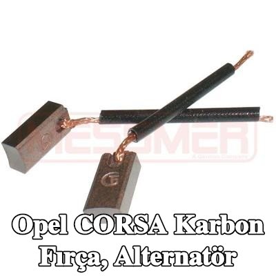 ERA Karbon fırça, alternatör — 1990 Opel Corsa