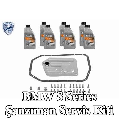 VAICO Conta/sızdırmazlık elemanlı şanzıman servis kiti, standart yağ değişimi için yağ miktarı ile, conta halkası ile — 1990 BMW 8 Series