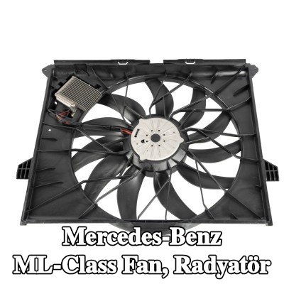 FEBI BILSTEIN Fan, radyatör fan kapağı dahil radyatör — 2011 Mercedes-Benz ML-Class