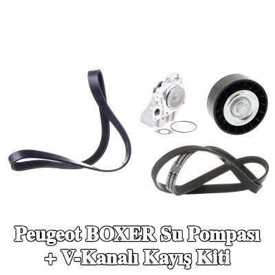 RIDEX Su pompası ile Su Pompası + V-Yivli Kayış Kiti — 2000 Peugeot Boxer