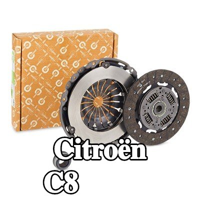VALEO طقم القابض CLASSIC KIT3P, مع محمل تحرير القابض — Citroën C8