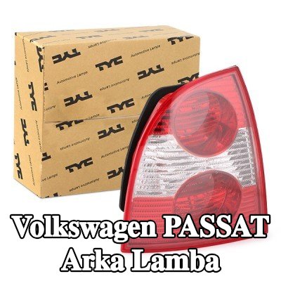 TYC Arka lamba Sol, ampul yuvası olmadan — 2002 Volkswagen Passat