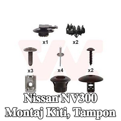 VAN WEZEL Montaj Kiti, tampon — Nissan Nv300