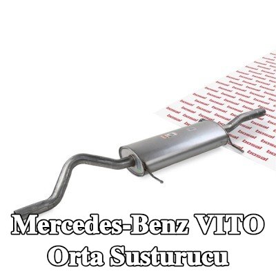 BOSAL Orta susturucu — Mercedes-Benz Vito