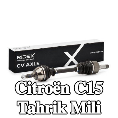 RIDEX Tahrik mili Ön Aks Sol, 576mm — Citroën C15