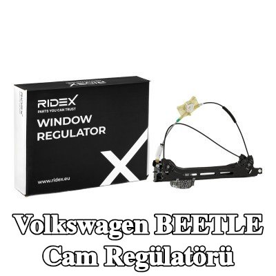 RIDEX Cam regülatörü Sağ Ön, Elektrikli, elektrik motoru olmadan — Volkswagen Beetle