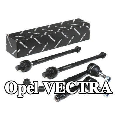 RIDEX مجموعة إصلاح, قضيب الربط المحور الأمامي الأيسر, المحور الأمامي الأيمن, مع وصلة المحور — Opel Vectra