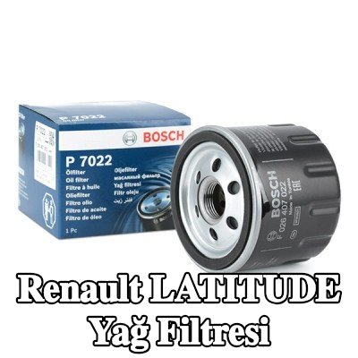 BOSCH Tek çek valflı yağ filtresi — 2010 Renault Latitude