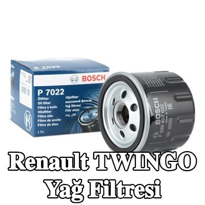 BOSCH Tek çek valflı yağ filtresi — Renault Twingo